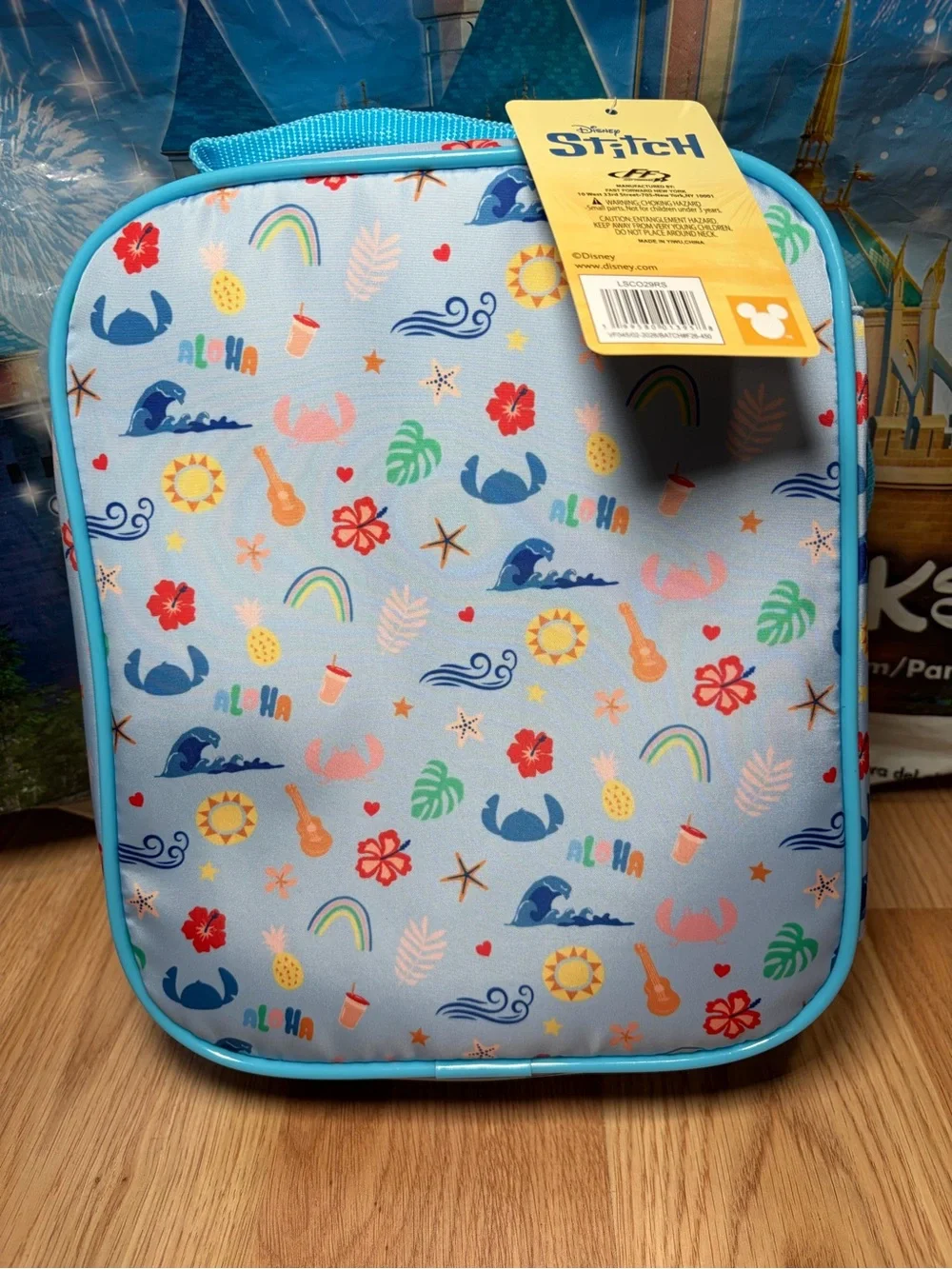 Disney Lilo and Stitch Stitch Insulated Lunch Bag New with Tags